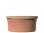 Preview: Großer Terracotta Cylinder - Cilindro basso con orlo